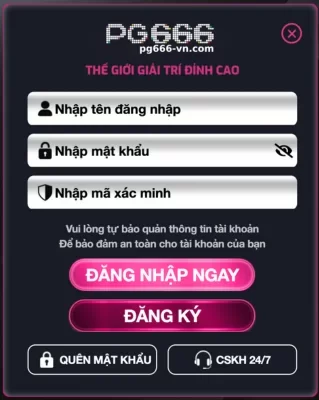 Đăng Ký PG666 – Trải Nghiệm Giải Trí Không Giới Hạn